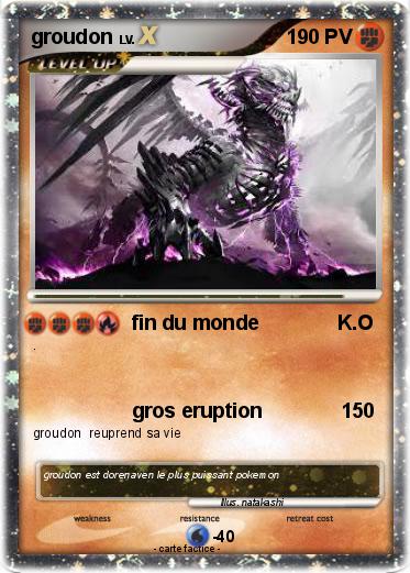 Pokemon groudon