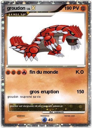 Pokemon groudon