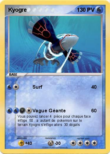 Pokemon Kyogre