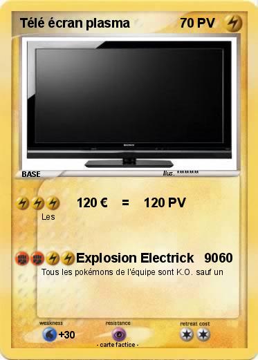 Pokemon Télé écran plasma