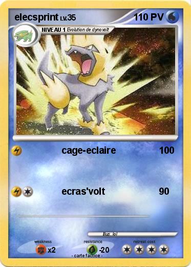 Pokemon elecsprint