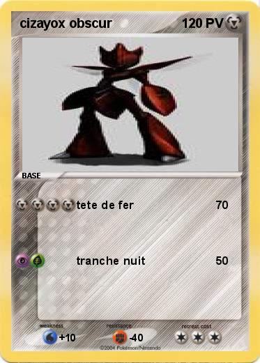 Pokemon cizayox obscur