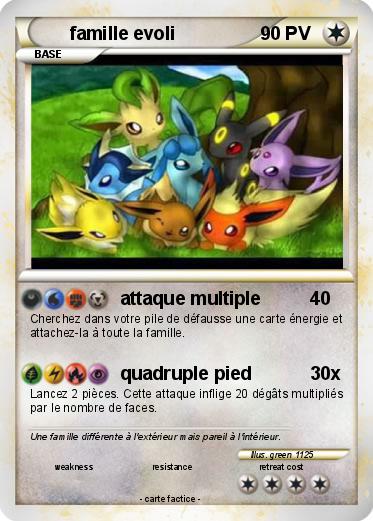 Pokemon famille evoli