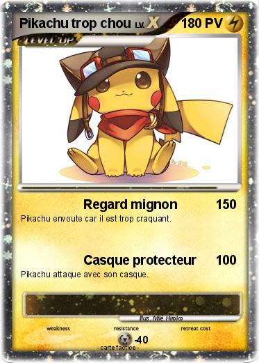 Pokemon Pikachu trop chou