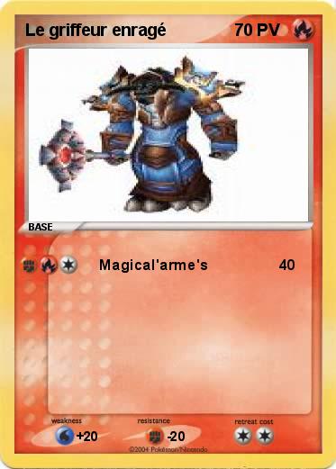 Pokemon Le griffeur enragé