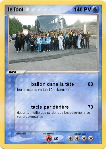 Pokemon le foot