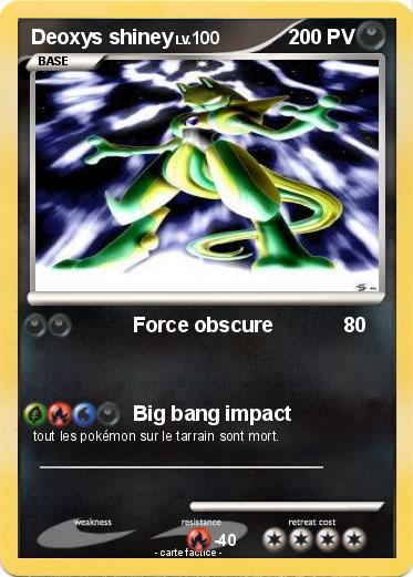 Pokemon Deoxys shiney