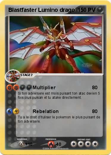 Pokemon Blastfaster Lumino drago