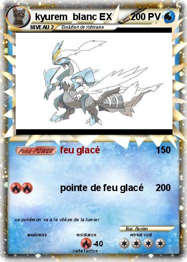 Pokemon kyurem  blanc EX