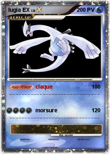 Pokemon lugia EX