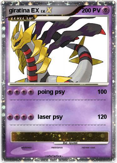 Pokemon giratina EX