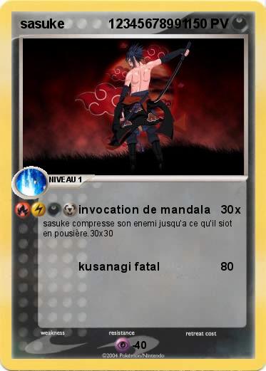 Pokemon sasuke            12345678991