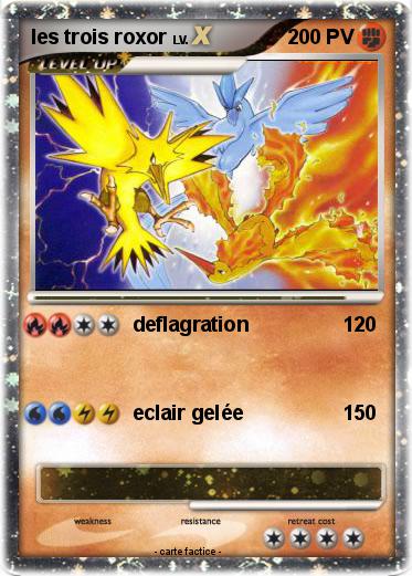 Pokemon les trois roxor