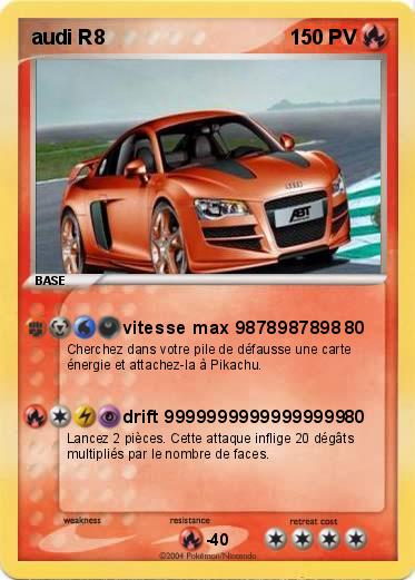 Pokemon audi R8