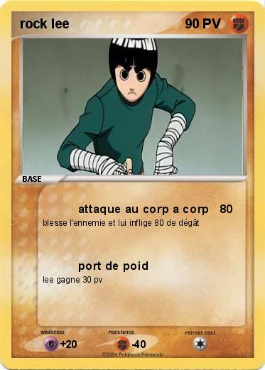 Pokemon rock lee                