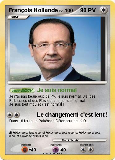 Pokemon François Hollande