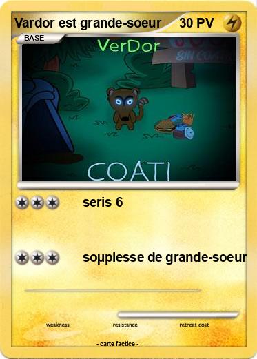 Pokemon Vardor est grande-soeur