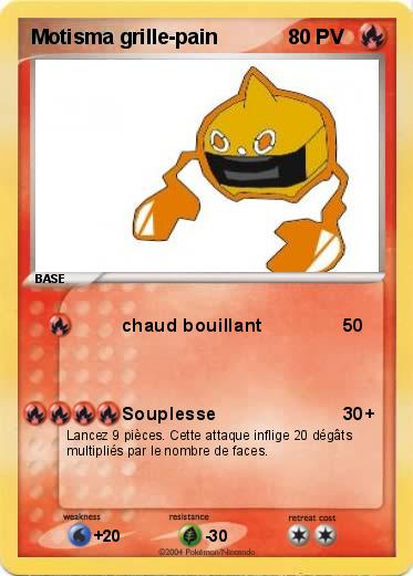 Pokemon Motisma grille-pain