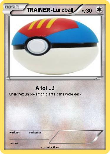 Pokemon TRAINER-Lureball