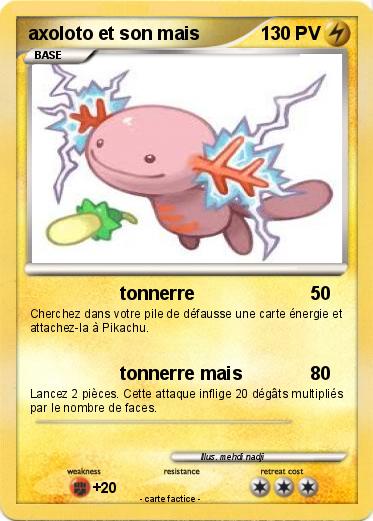 Pokemon axoloto et son mais