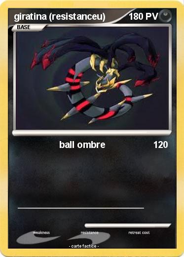 Pokemon giratina (resistanceu)