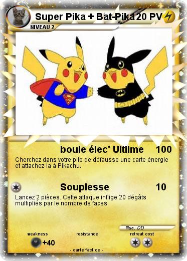 Pokemon Super Pika + Bat-Pika