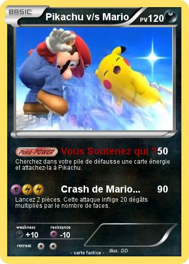 Pokemon Pikachu v/s Mario