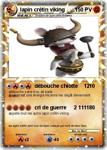 Pokemon lapin crétin viking