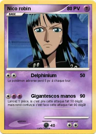 Pokemon Nico robin