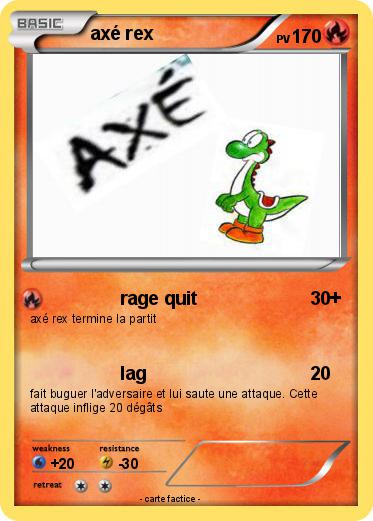 Pokemon axé rex