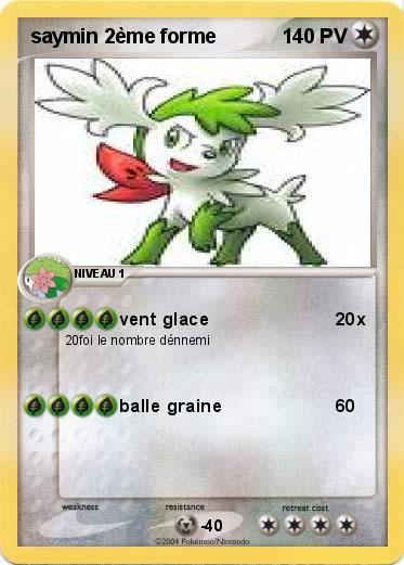 Pokemon saymin 2ème forme