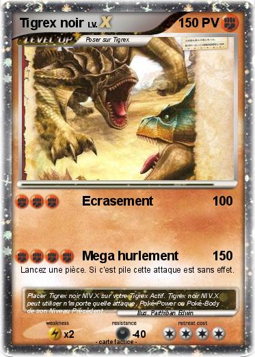 Pokemon Tigrex noir