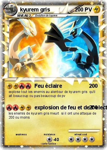 Pokemon kyurem gris