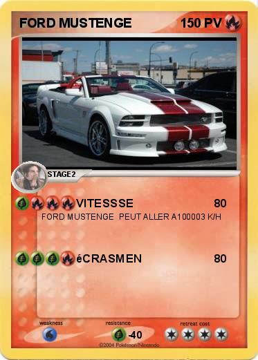 Pokemon FORD MUSTENGE
