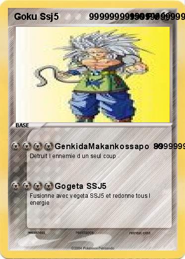Pokemon Goku Ssj5            99999999999999999999