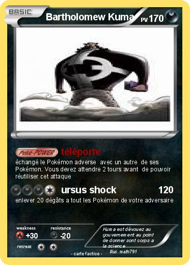 Pokemon Bartholomew Kuma