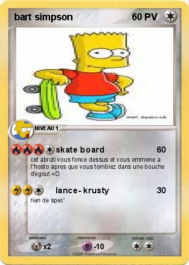 Pokemon bart simpson 