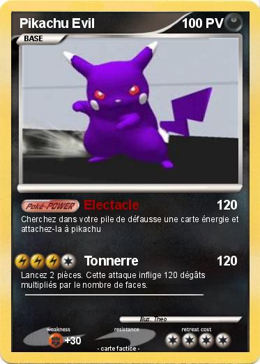 Pokemon Pikachu Evil