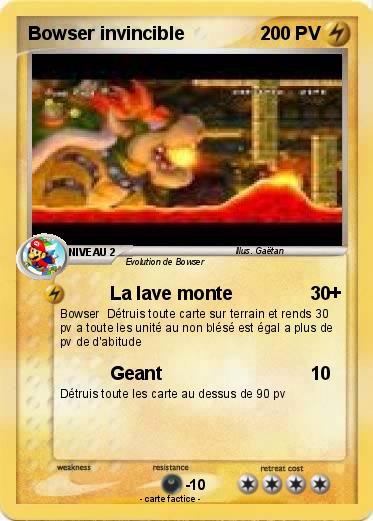 Pokemon Bowser invincible