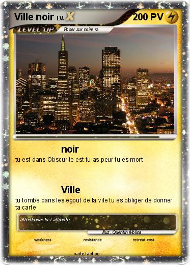 Pokemon Ville noir