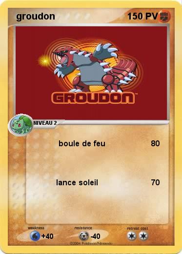 Pokemon  groudon 