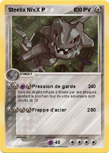 Pokemon Steelix Niv.X P                   6
