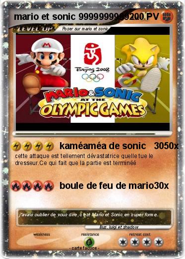 Pokemon mario et sonic 9999999999