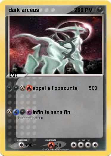 Pokemon dark arceus                       2