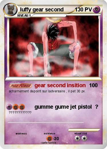 Pokemon luffy gear second