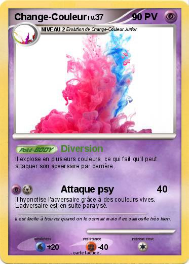 Pokemon Change-Couleur