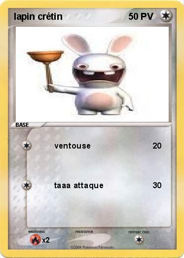 Pokemon lapin crétin