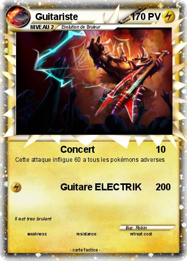 Pokemon Guitariste