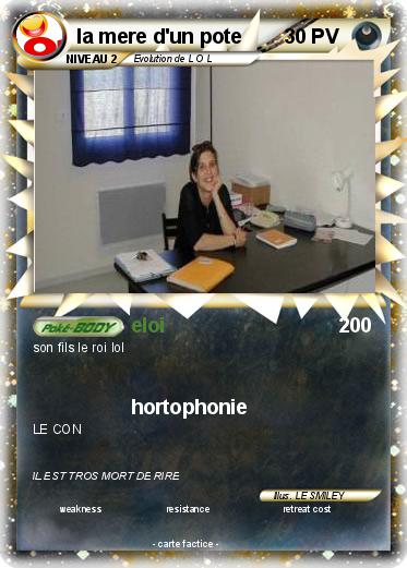 Pokemon la mere d'un pote