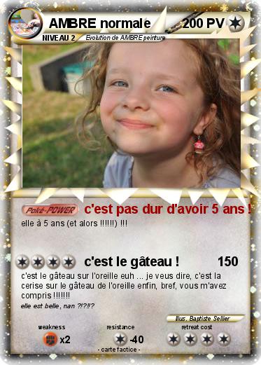 Pokemon AMBRE normale